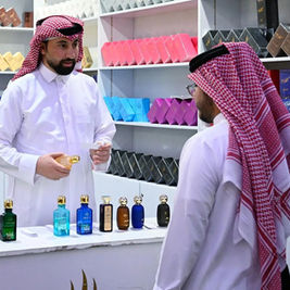Saudi perfume corner at Global Village in Makkah showcases incense, oud and Arabic scents