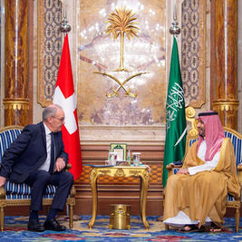Saudi crown prince, Swiss president discuss cooperation, investment