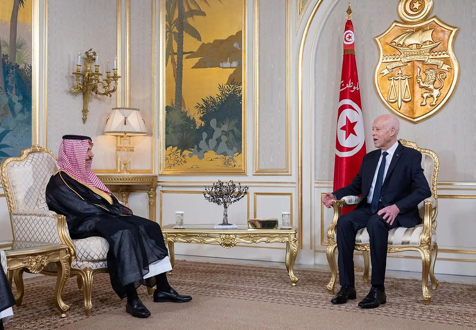 Tunisian President Receives Saudi Foreign Minister to Discuss Bilateral Relations and Regional Security