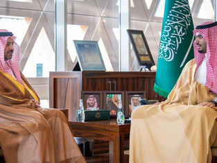 Prince Rakan bin Salman, stc CEO discuss digital services in Diriyah
