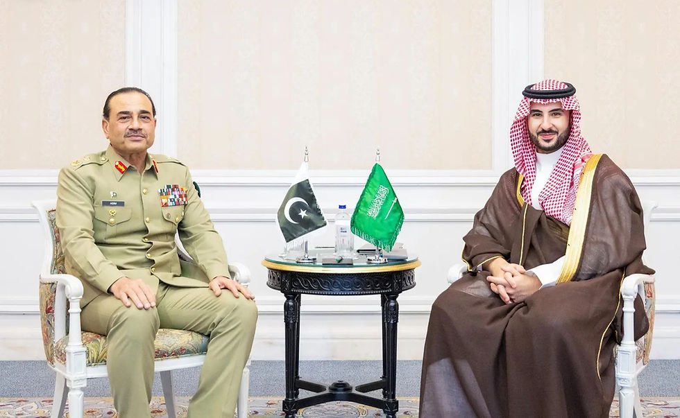 Saudi defence minister meets Pakistan army chief in Istanbul