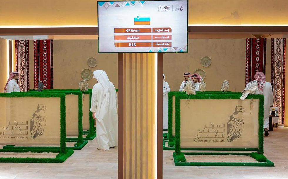 Slovenian Falcon Farm Sells Out on Debut at Riyadh Auction