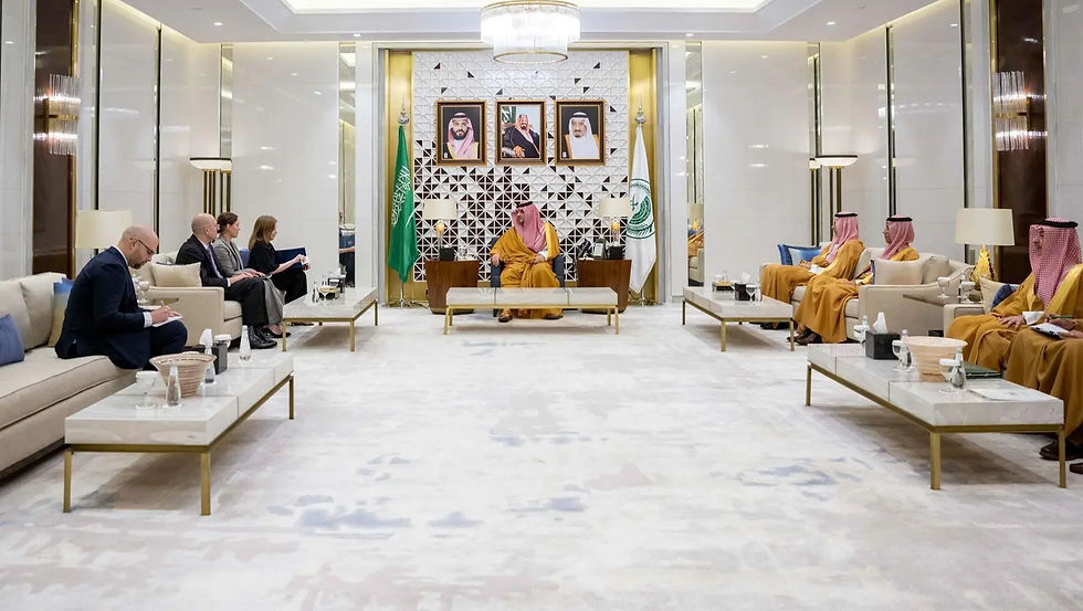 Saudi Interior Minister Prince Abdulaziz bin Saud Receives U.S. Embassy Chargée d’Affaires Jennifer Larson