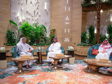 Saudi Crown Prince Mohammed bin Salman meets UAE Vice President Sheikh Mansour in Riyadh