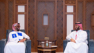 Saudi Crown Prince Meets UAE Deputy Ruler of Abu Dhabi Sheikh Tahnoon bin Zayed in Jeddah