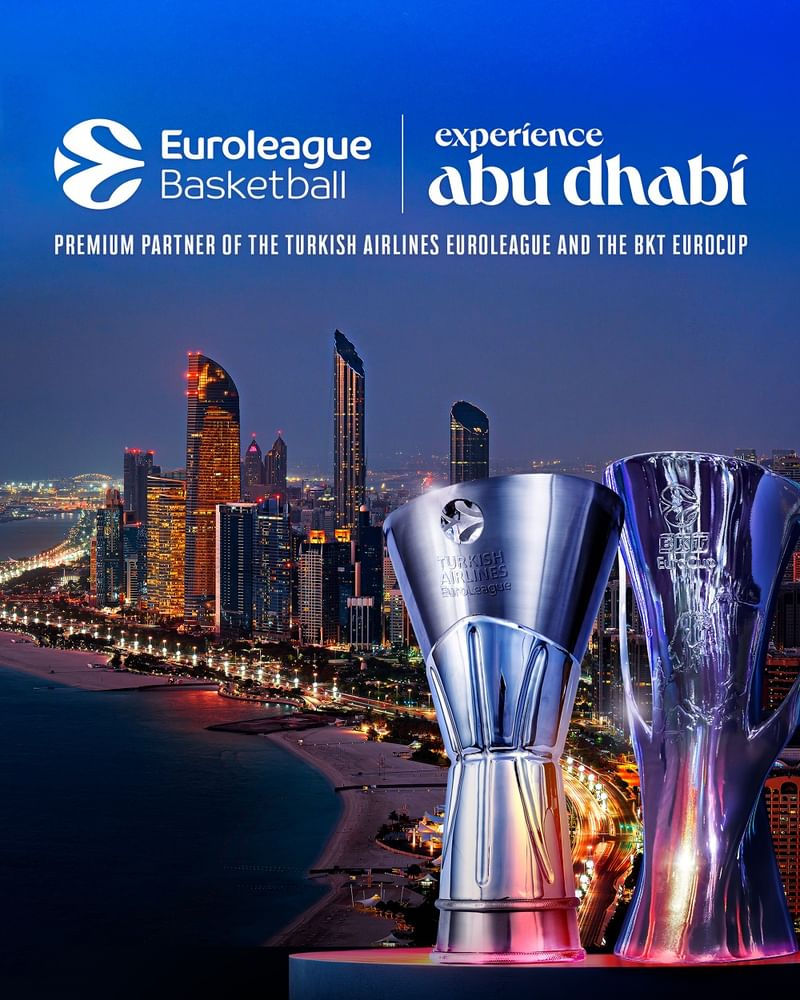 Abu Dhabi Named Official Tourism Partner of EuroLeague and EuroCup in Landmark Global Deal