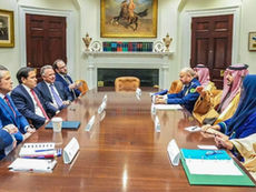 Saudi defense minister meets senior United States officials at White House