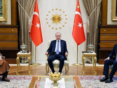 Turkish President Erdogan receives Saudi Foreign Minister in Ankara