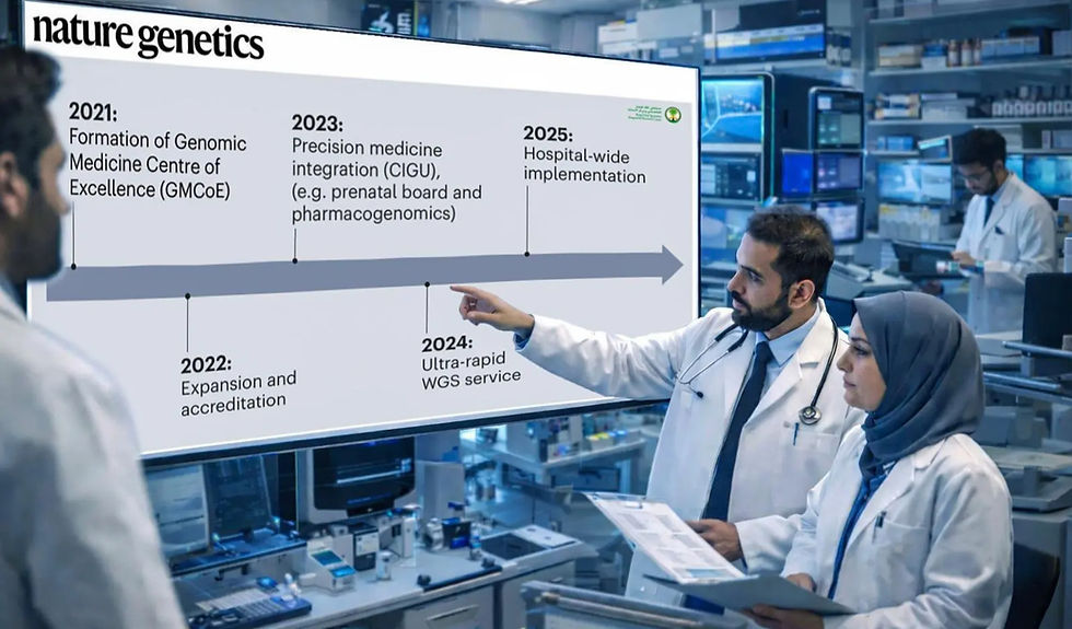 King Faisal Specialist Hospital’s genomic medicine model recognized in Nature Genetics