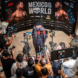 Canelo Arrives in Riyadh Ahead of WBC Title Fight Against Christian Mbilli