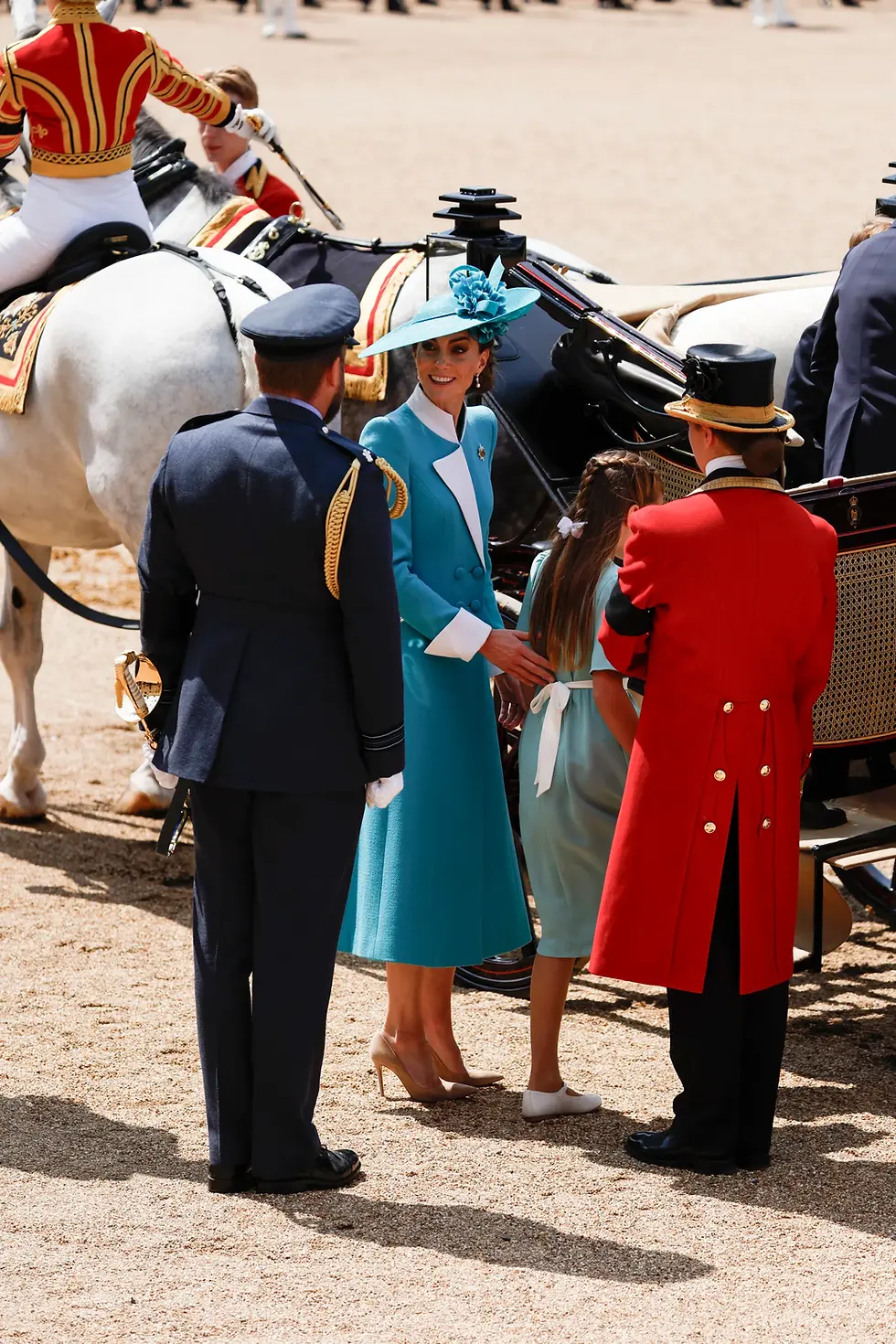 Princess of Wales Wears Catherine Walker at Trooping the Colour Ceremony in London