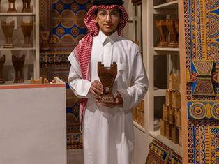 Saudi craftsman highlights Najdi heritage at Saudi International Handicrafts Week