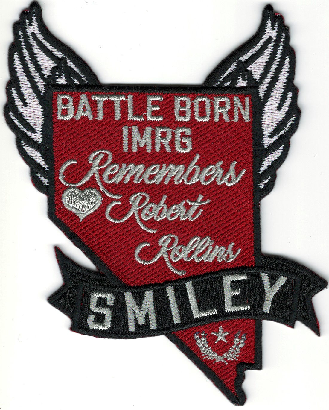 IMRG BATTLE BORN SMILEY MEMORIAL PATCH