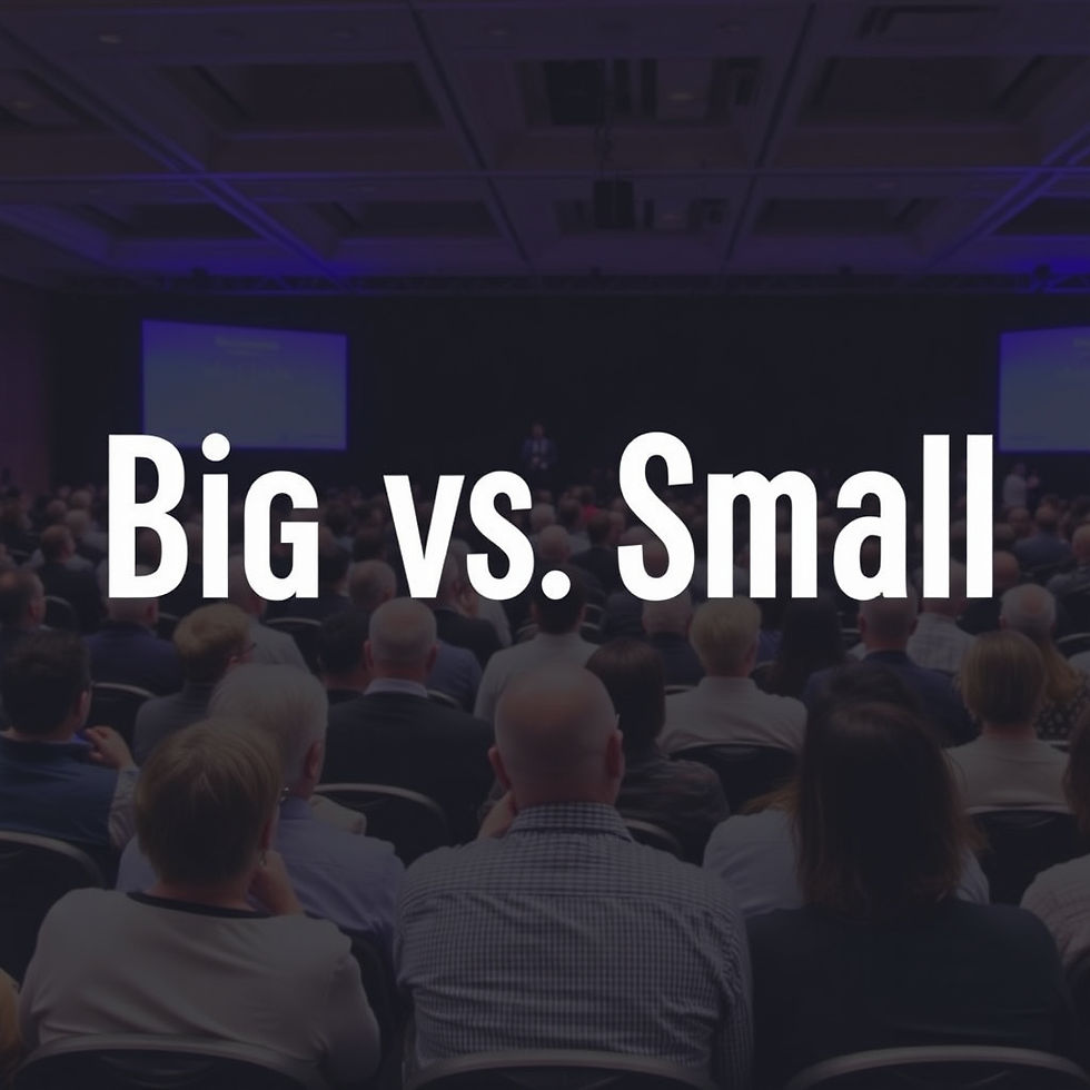 Big vs. Small: What Does the Hypnosis Community Really Want in a Conference?