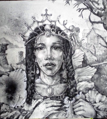 Hilroy FINGAL
Rich In My Soul
2023
Charcoal & Acrylic on Canvas
36x33 inches