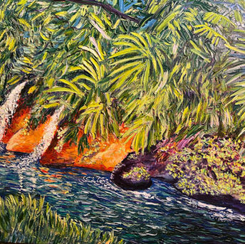 Original Painting by Francilia Agar
Trail to Boeri Lake 2 - 2026
18 x 24 inches
Oil on canvas
Price: US$458 EC$1225