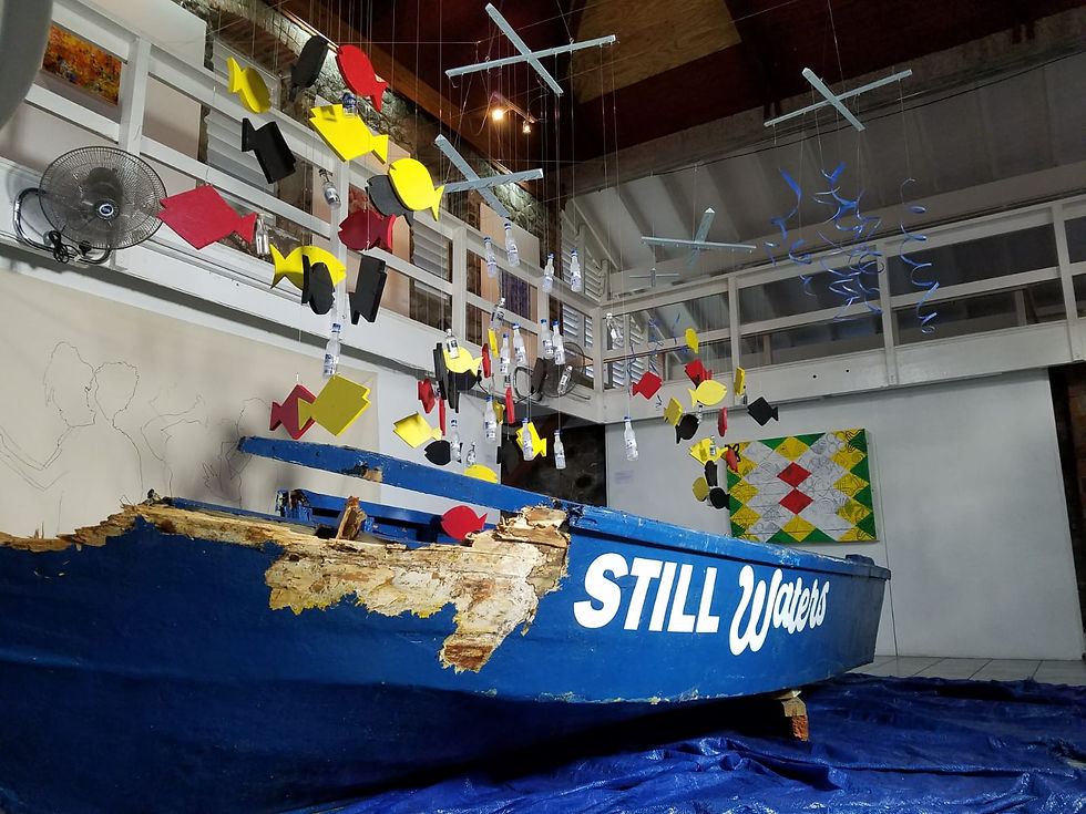 STILL WATERS Dominica Installation