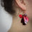 Miniature : BOUCLE D'OREILLE "Cerise "