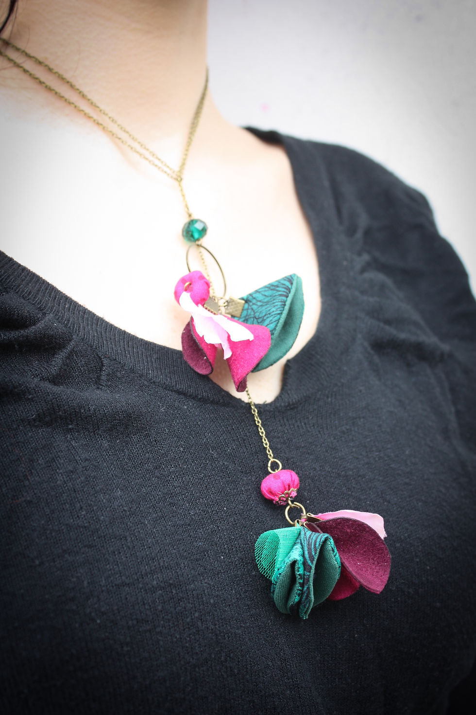 Miniature : Sautoir "Rose"