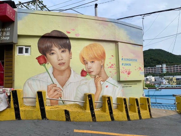 Fresque de Jimin et Jungkook