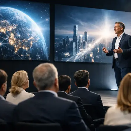 Futuro dos negócios palestra que acorda CEOs