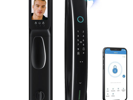 Coloquei a Fechadura de porta inteligente TUYA X3 na Minha Casa e Fiquei Impressionado