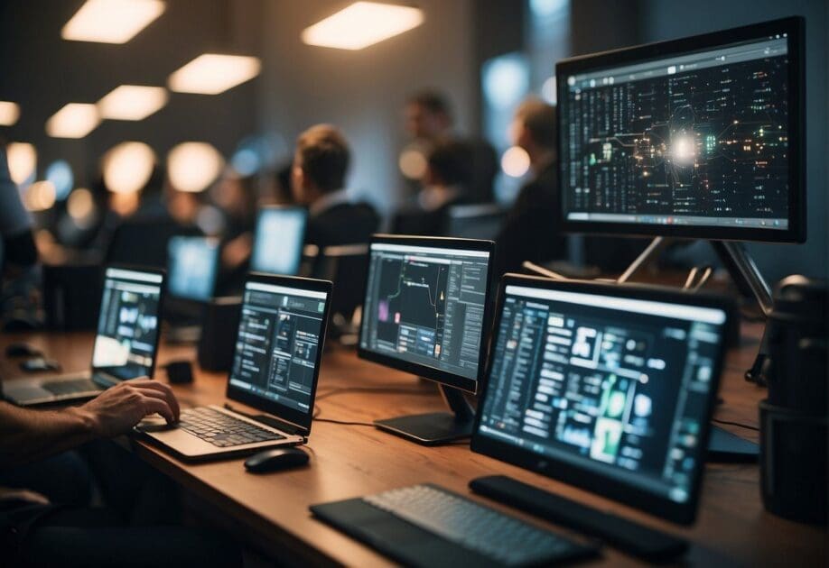 A group of tech companies using innovation frameworks