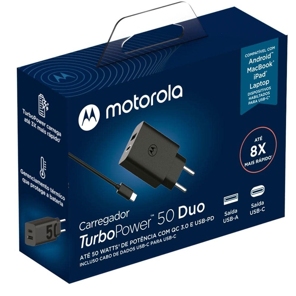Carregador Turbo Power Motorola