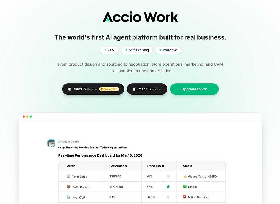 Como Instalar e Configurar o Accio Work em Menos de 10 Minutos para Iniciantes