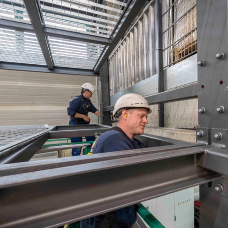 Regallager in Lagerhalle der Rathberger GmbH