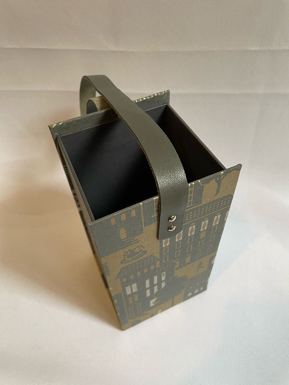 Miniatura: Caixa/Sacola em Cartonagem