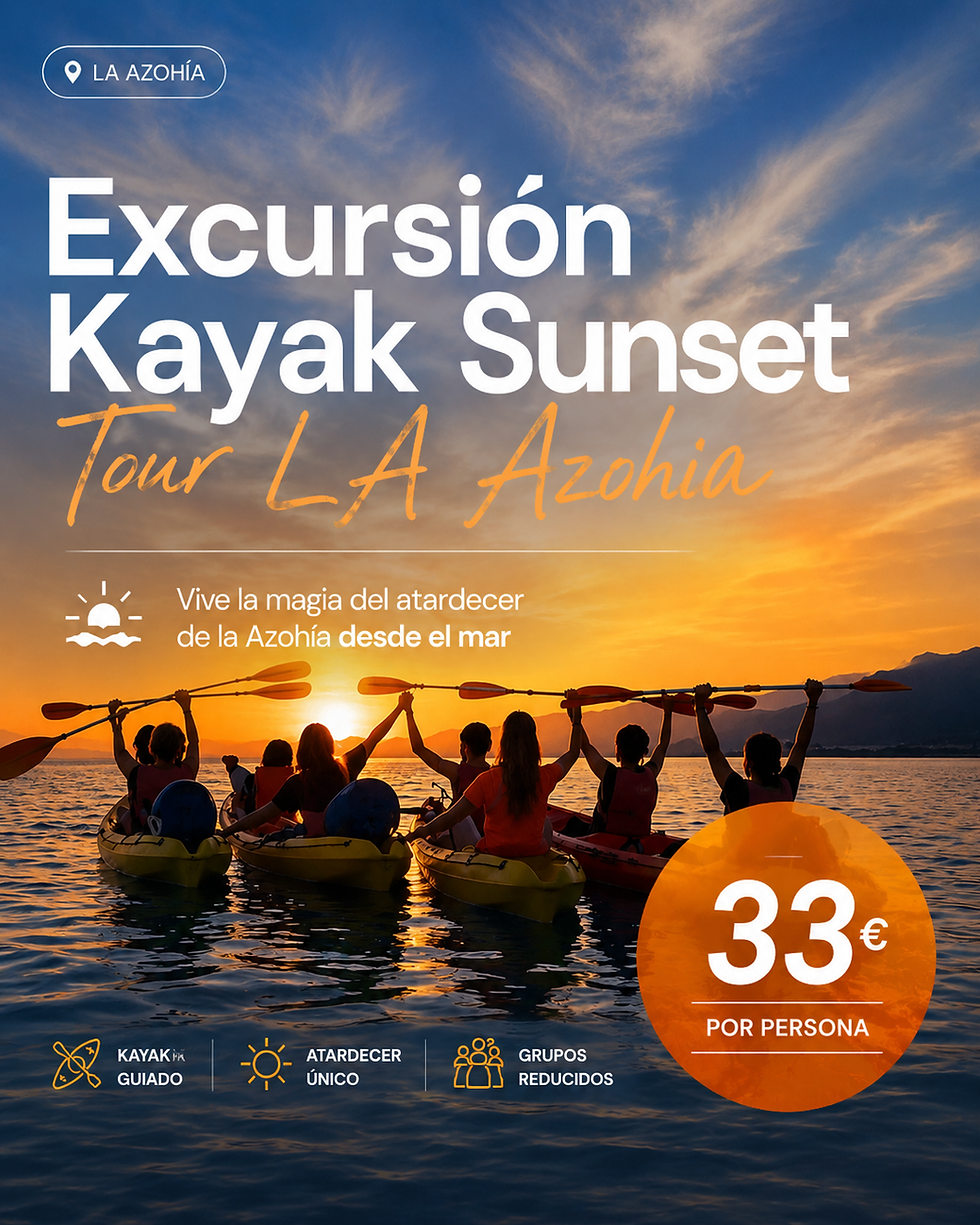 Kayak Sunset Tour La Azohía