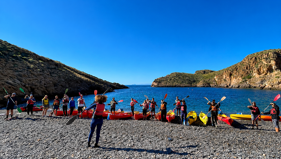 senderismo a Calacerrada y vuelta en kayak