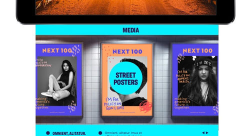 Shout branding - website