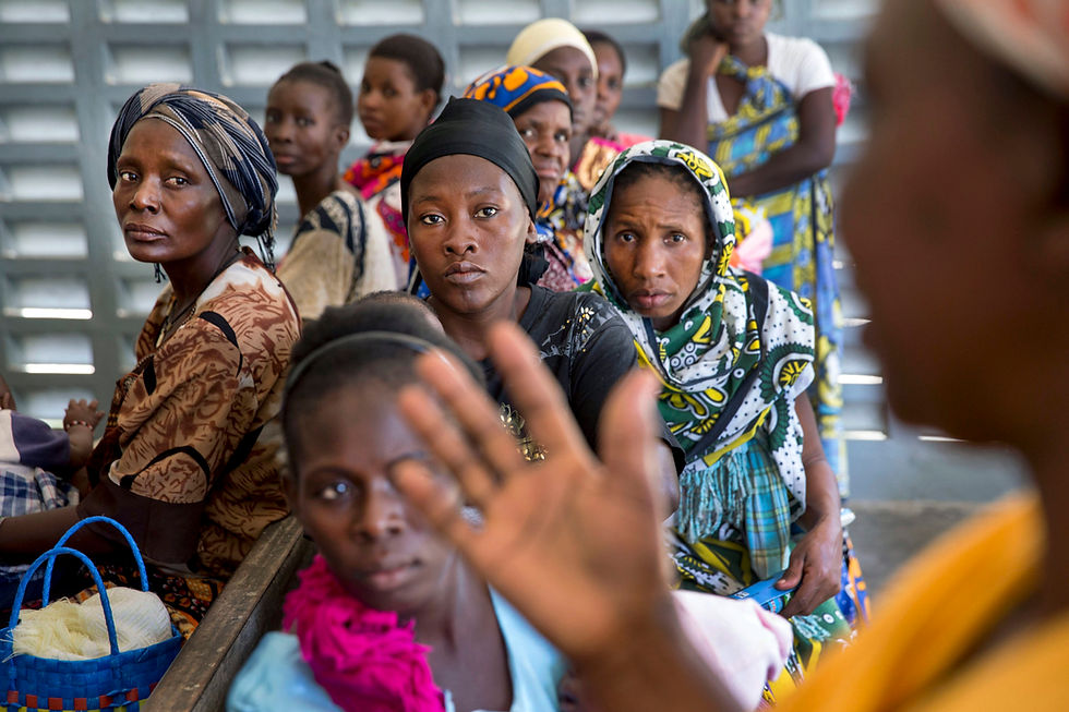 A mobile clinical outreach team from Marie Stopes, a specialised sexual reproductive health and family planning organization on a site visit to Rabai hospital a rural area in the coastal region of Kenya, where they offer many sexual reproductive health services.