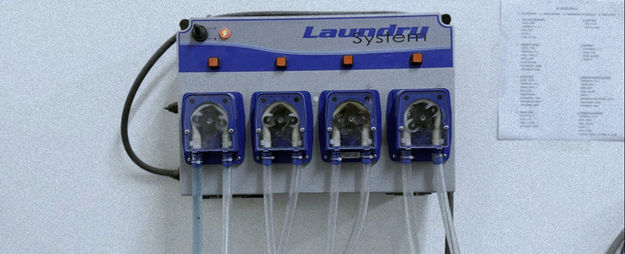 Automatic chemical dosing pump.