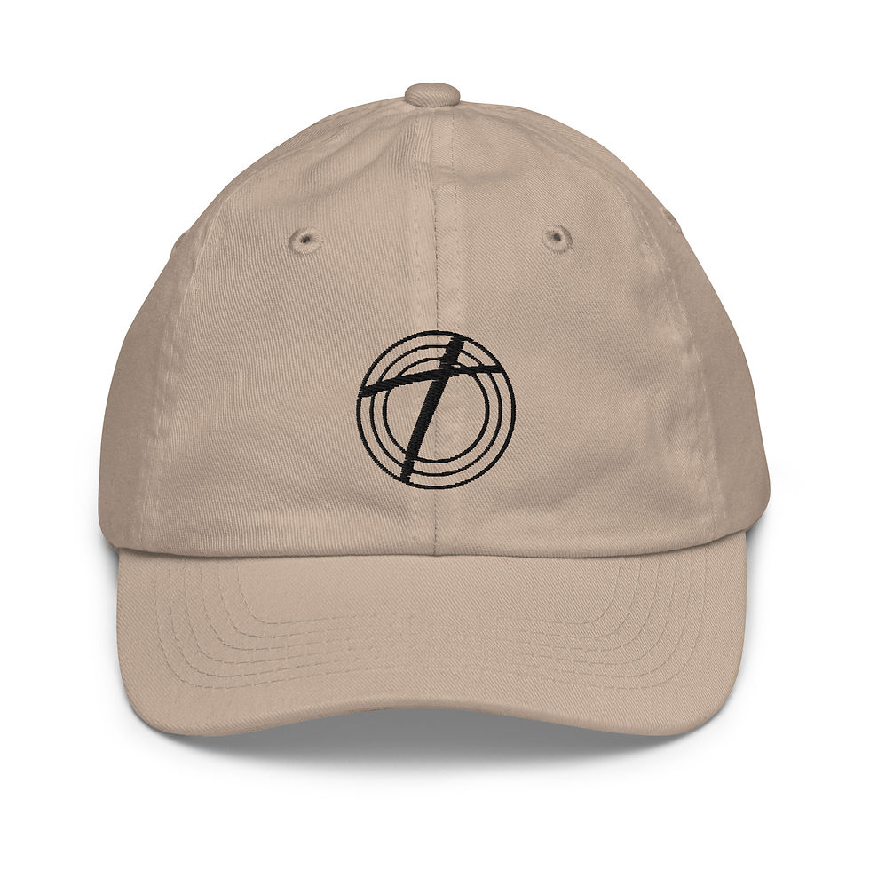 Thumbnail: Kids Black Stitch Cap
