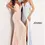 Thumbnail: Jovani 1012 Ice Pink High Slit Plunging Neck Prom Dress