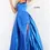 Thumbnail: Jovani 07440 Royal Satin Column Prom Gown