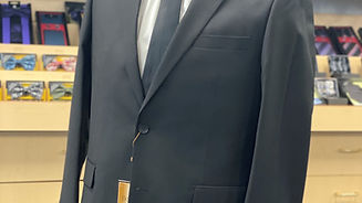 Bertolini Wool & Silk Blend Suit - Black
