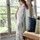 Thumbnail: Jovani 23319 White Silver Open Back V Neck Prom Dress