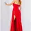 Thumbnail: Jovani 24263 Red Fitted embellished Bodice Prom Dress