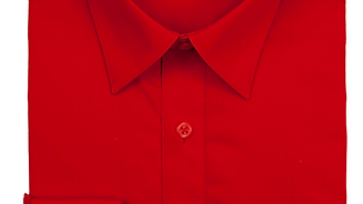 Red MARQUIS Long Sleeve Dress Shirt - Slim Fit