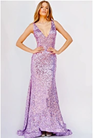13+ Lilac Sequin Prom Dress
