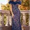 Thumbnail: Jovani 06451 Ivory Lace Feather Neck Prom Gown