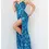 Thumbnail: Jovani 08459 Royal Spaghetti Strap Sequin Embellished Prom Dress