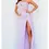 Thumbnail: Jovani 09502 Lavender Embellished High Slit Prom Dress