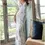 Thumbnail: Jovani 23319 White Silver Open Back V Neck Prom Dress