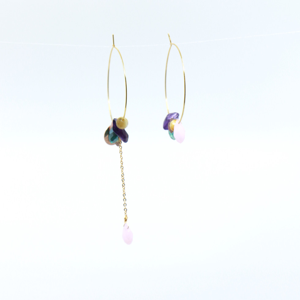 Creoles from Les Précieuses Célestes collection