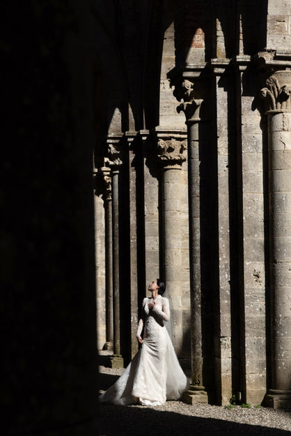 Abbey of San Galgano bride